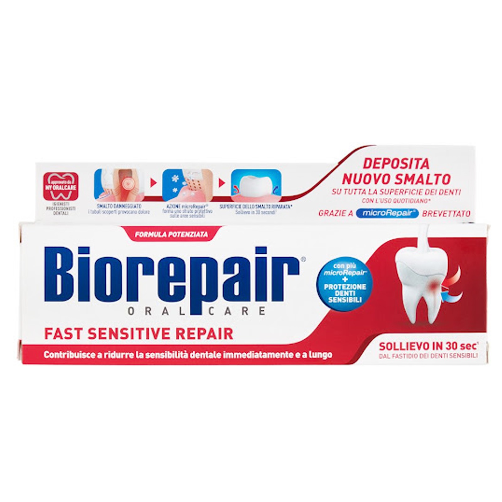 Biorepair Dentifricio Fast Sensitive 60 ml